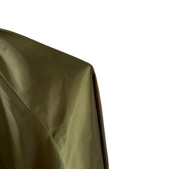 Free People Green Midnight Cropped Bomber Jacket Size XS - Picture 7 of 12